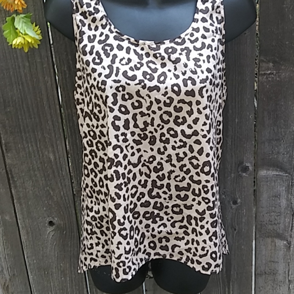 Sexy leopard print camisole tank